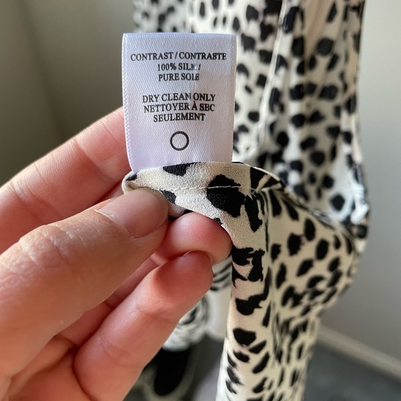 A.L.C Silk Double Layer Racer Blouse - Picture 6 of 12